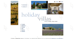 Desktop Screenshot of holidayvillas.cz